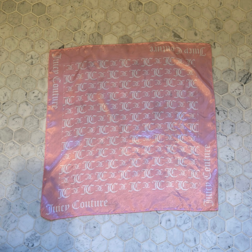 Juicy Couture silk scarf